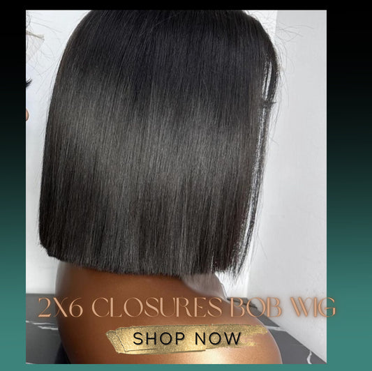 2x6 Closure Bob Wigs